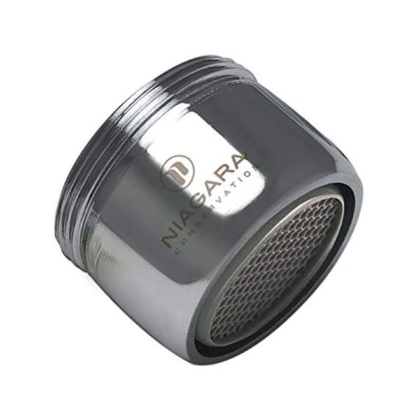 Niagara 1.0 GPM Dual-Thread Bubble Bathroom Aerator designed for water efficiency with dual-thread compatibility and a bubble pattern flow.