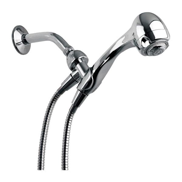 Niagara Conservation Earth Spa 3-Spray Handheld Shower Head with a versatile design offering multiple spray settings and an eco-friendly water-saving feature.