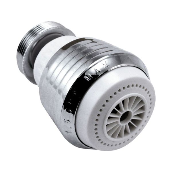 Niagara 1.5 GPM Dual-Spray Kitchen Aerator featuring dual spray modes for versatile kitchen sink use and a water-saving design.