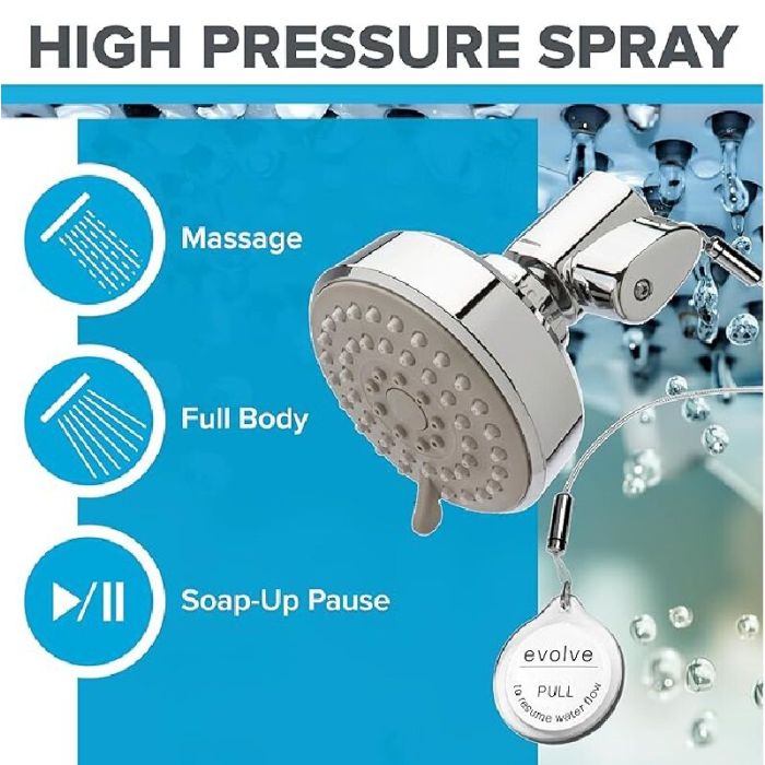 Focus on Energy Marketplace | Fixed Multifunction Showerhead with